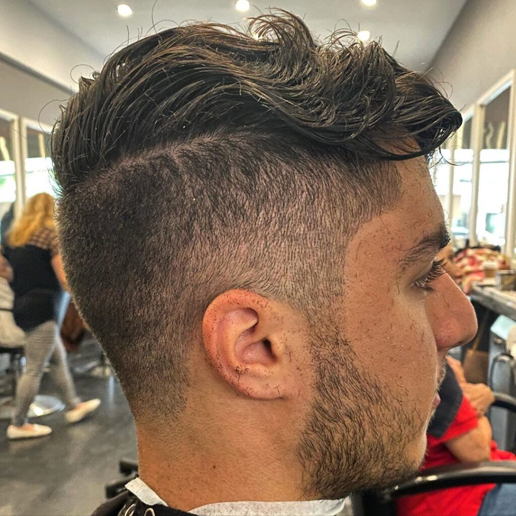 Taper Fade Waves Hairstyle